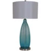 Sea Breeze 32 Inch 150 Watt Blue Table Lamp Portable Light 2 Sea Breeze 32 Inch 150 Watt Blue Table Lamp Portable Light -Crestview cvabs758 lg 1