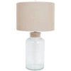 Keep Sake 30 Inch 150 Watt Clear Table Lamp Portable Light -Crestview cvabs822 lg 1