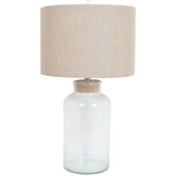 Keep Sake 30 Inch 150 Watt Clear Table Lamp Portable Light