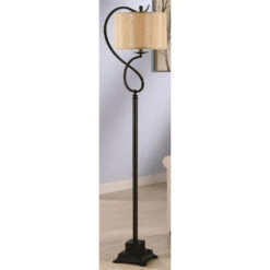 Echo 61 Inch 100 Watt Bronze Floor Lamp Portable Light