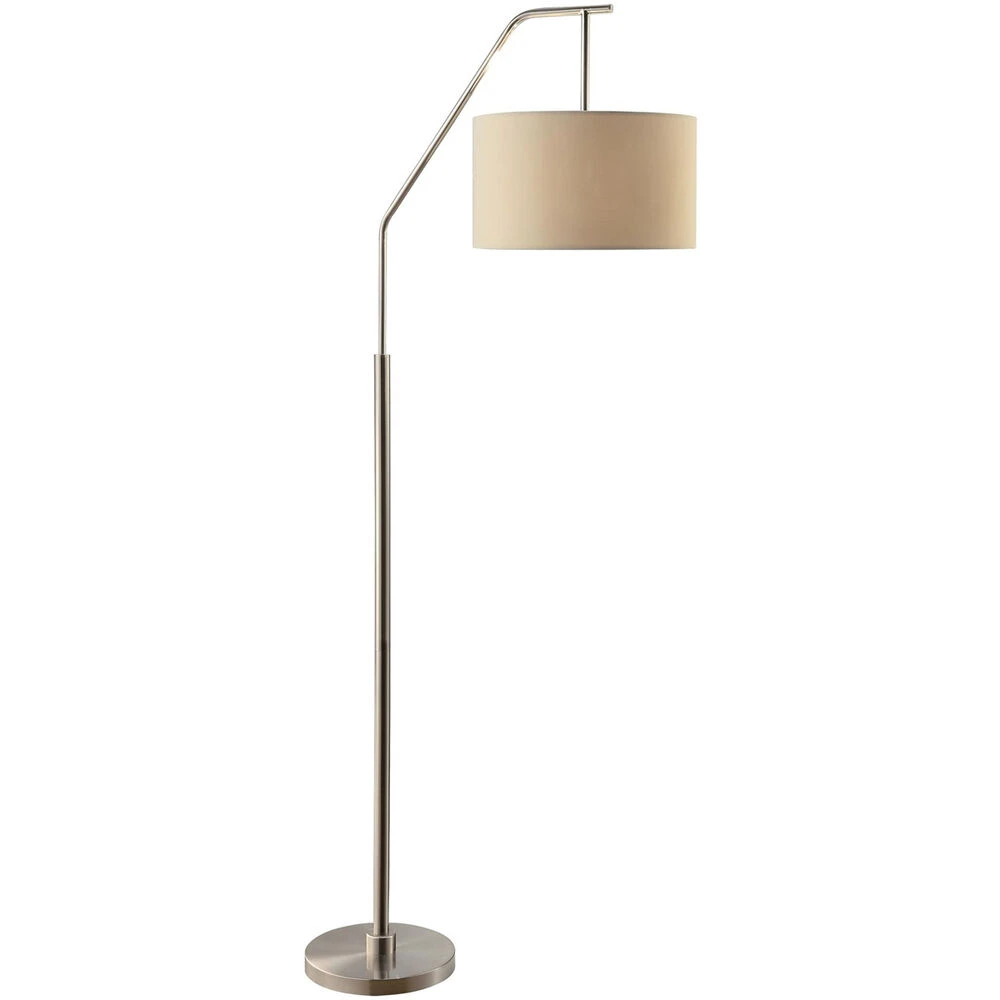 Dinsmore 72 Inch 150 Watt Nickel Satin Floor Lamp Portable Light 3 Dinsmore 72 Inch 150 Watt Nickel Satin Floor Lamp Portable Light