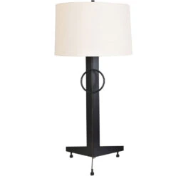 Windermere 39 Inch 150 Watt Black Table Lamp Portable Light