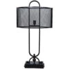 Windsor 37 Inch 60 Watt Oil Rubbed Bronze Table Lamp Portable Light -Crestview cvaer1062 lg