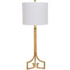 Lux 34 Inch 150 Watt Gold Leaf Table Lamp Portable Light -Crestview cvaer874 lg 1