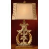 Aria 33 Inch 150 Watt Antique Gold Table Lamp Portable Light -Crestview cvanp747 lg