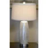 Melrose 29 Inch 150 Watt Textured Silver And Nickel Table Lamp Portable Light -Crestview cvap1250 lg