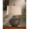 Graham 26 Inch 150 Watt Iron Taupe Wash Table Lamp Portable Light