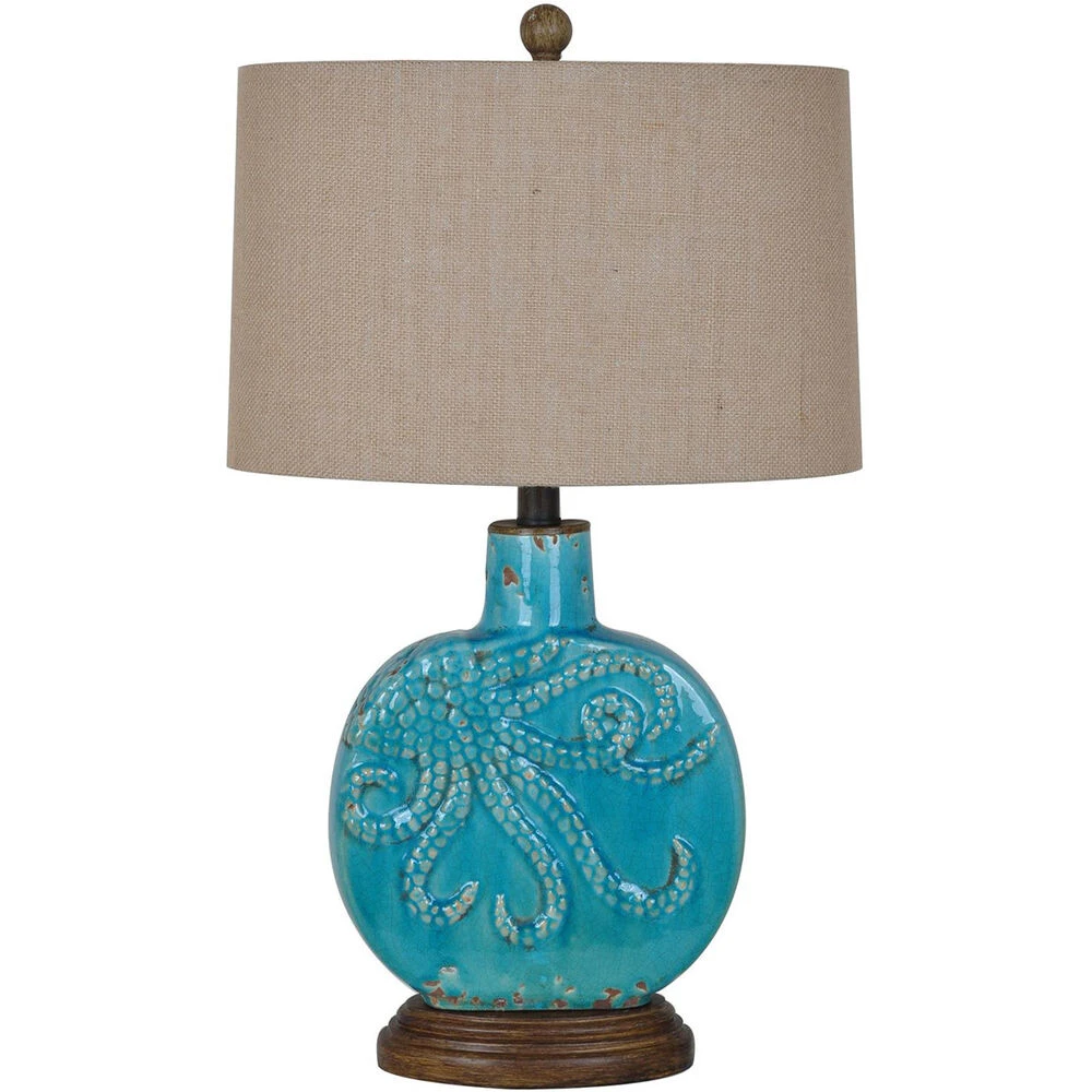 Deep Ocean 25 Inch 100 Watt Antique Turquoise Table Lamp Portable Light 3 Deep Ocean 25 Inch 100 Watt Antique Turquoise Table Lamp Portable Light