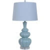 Strata 29 Inch 150 Watt Light Blue Table Lamp Portable Light 2 Strata 29 Inch 150 Watt Light Blue Table Lamp Portable Light -Crestview cvap1809 lg 1