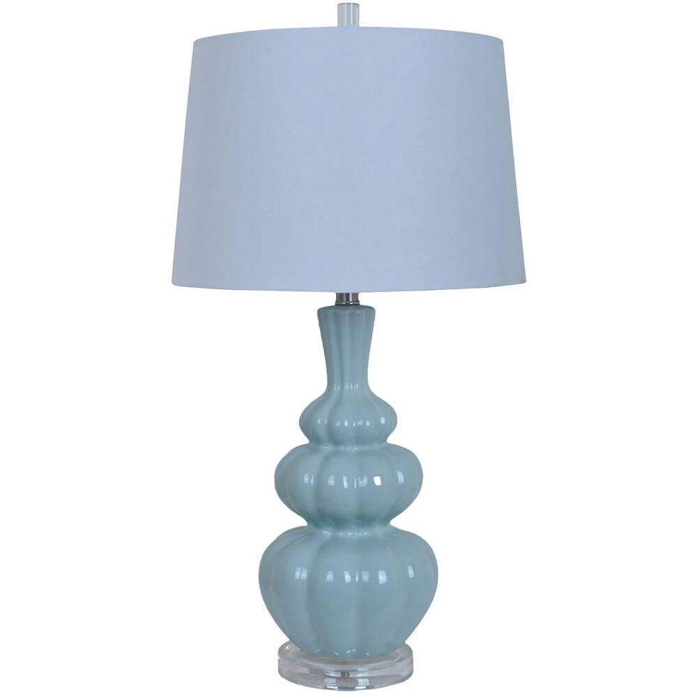 Strata 29 Inch 150 Watt Light Blue Table Lamp Portable Light 3 Strata 29 Inch 150 Watt Light Blue Table Lamp Portable Light