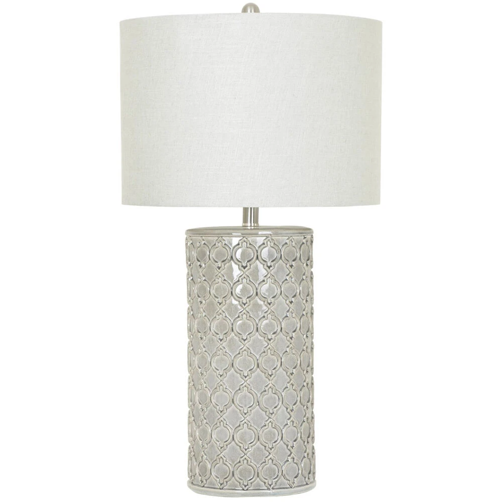 Kincaid 30 Inch 150 Watt Grey Table Lamp Portable Light 3 Kincaid 30 Inch 150 Watt Grey Table Lamp Portable Light