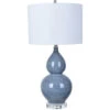 Vincent 30 Inch 150 Watt Blue Table Lamp Portable Light -Crestview cvap2017 lg 1