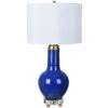 Penta 32 Inch 150 Watt Royal Blue And Gold Table Lamp Portable Light -Crestview cvap2026 lg 1
