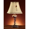 Outboard 20 Inch 40.00 Watt Red And Antique White Accent Lamp Portable Light -Crestview cvatp158 lg
