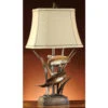 Upstream 32 Inch 150 Watt Bronze Table Lamp Portable Light -Crestview cvatp586 lg 1