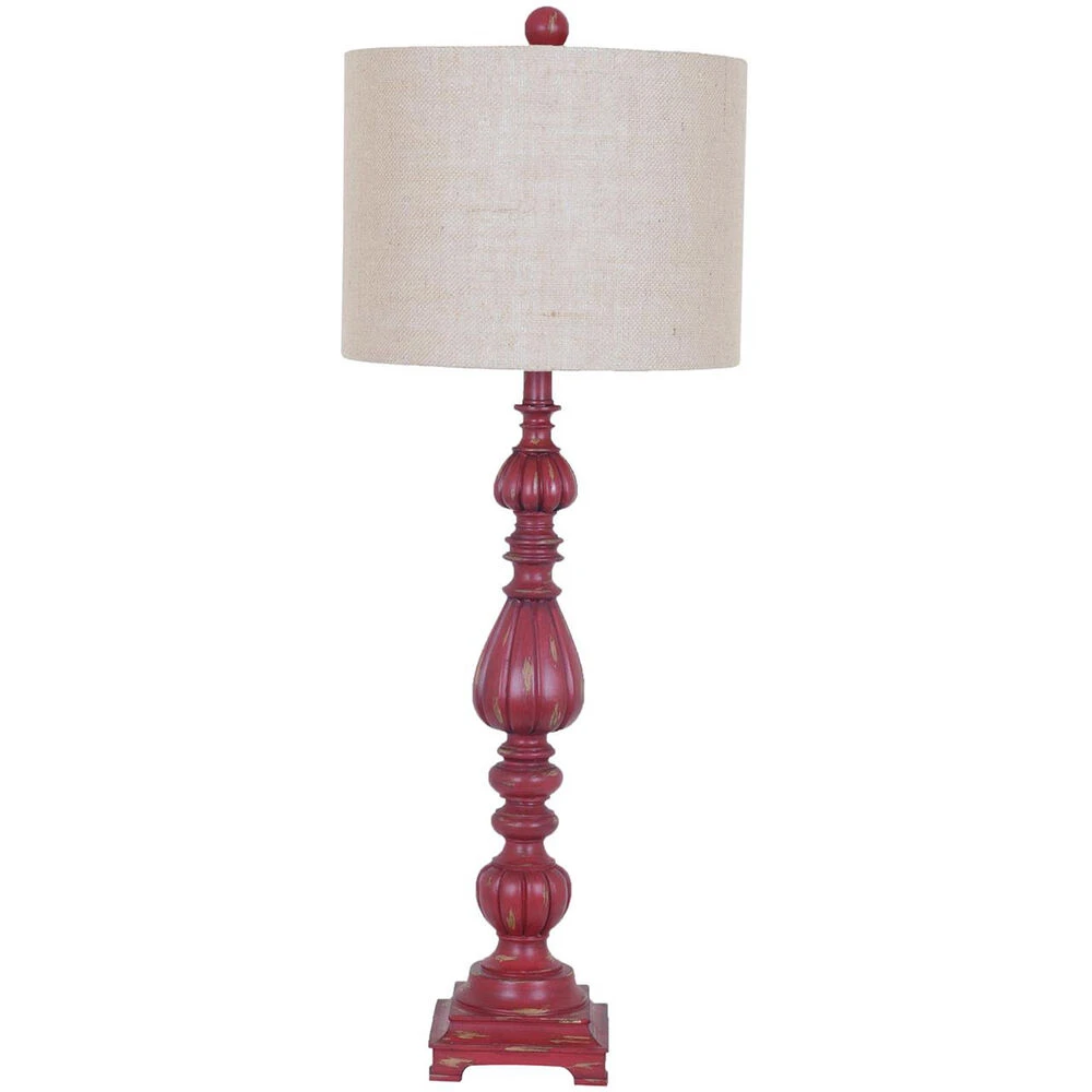 Slender Avian 35 Inch 150 Watt Antique Red Table Lamp Portable Light 3 Slender Avian 35 Inch 150 Watt Antique Red Table Lamp Portable Light