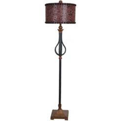 Rambler 66 Inch 150 Watt Antique Iron Floor Lamp Portable Light