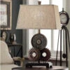 Gears 29 Inch 100 Watt Antique Metal Table Lamp Portable Light -Crestview cvavp188 lg