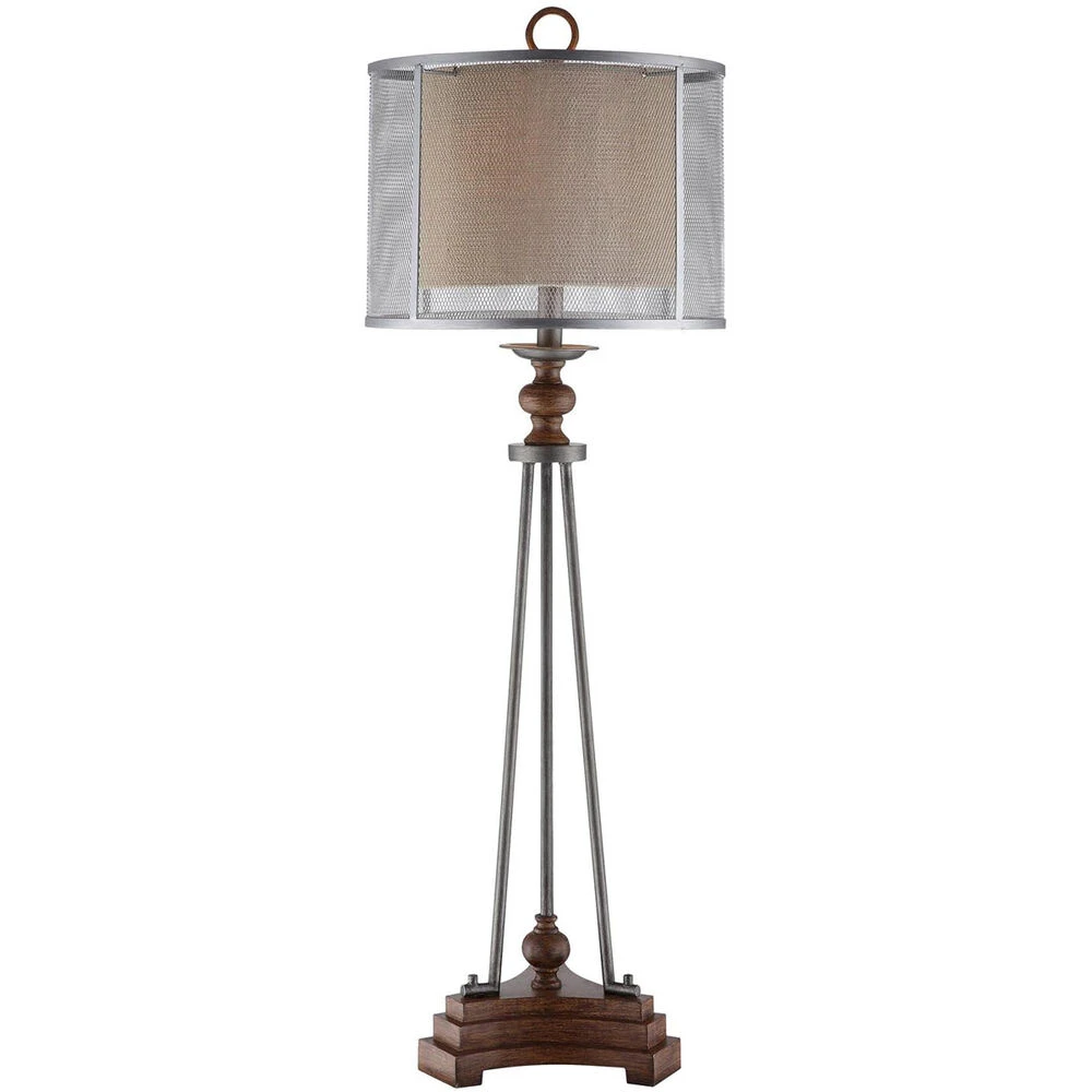 Kenwood 41 Inch 60 Watt Iron And Wood Table Lamp Portable Light 3 Kenwood 41 Inch 60 Watt Iron And Wood Table Lamp Portable Light