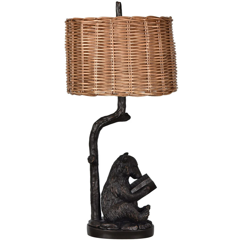 Bear Knowledge 34 Inch 150 Watt Bronze Table Lamp Portable Light 3 Bear Knowledge 34 Inch 150 Watt Bronze Table Lamp Portable Light