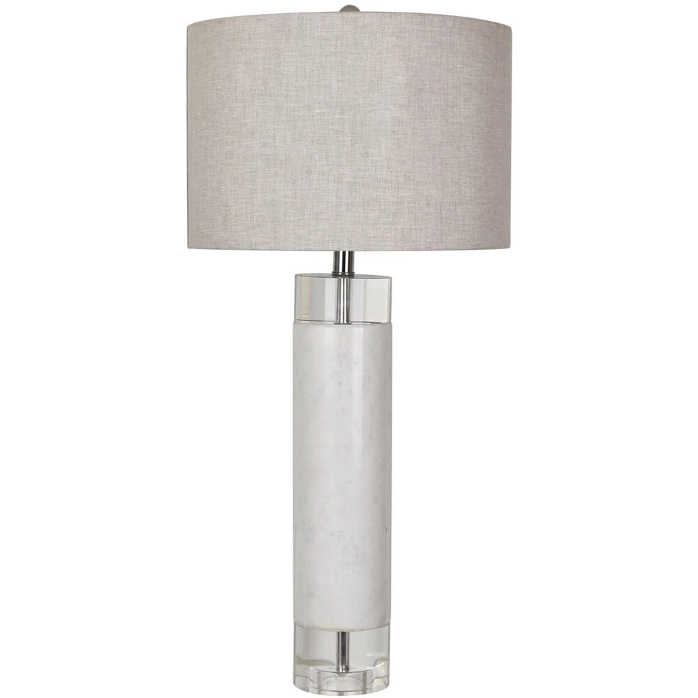 Sheffield 32 Inch 150 Watt White And Crystal Table Lamp Portable Light 3 Sheffield 32 Inch 150 Watt White And Crystal Table Lamp Portable Light