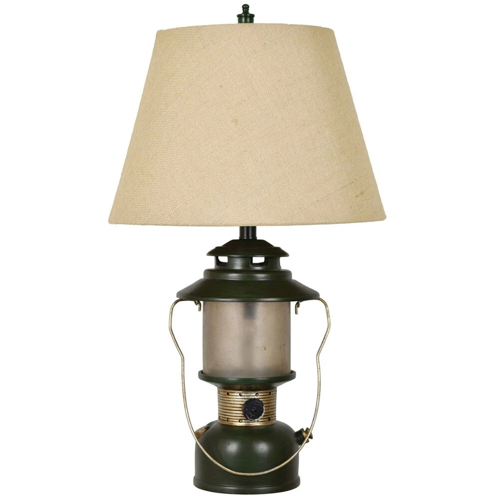 Camp Lantern 28 Inch 150 Watt Camp Green And Clear Resin Table Lamp Portable Light, With Nightlight 3 Camp Lantern 28 Inch 150 Watt Camp Green And Clear Resin Table Lamp Portable Light, With Nightlight