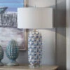 Hayes 31 Inch Crystal Table Lamp Portable Light -Crestview cvazp024 lg 1