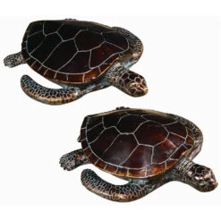 Sheldon Antique Bronze Statues, Set Of 2