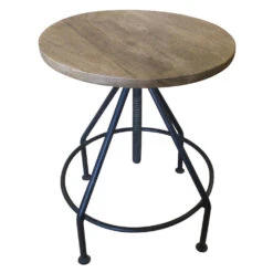 Bengal Manor 20 Inch Wood Tones Barstool