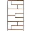Bengal Manor 85 X 46 X 13 Inch Light Brown And Black Etagere -Crestview cvfnr518 silo1
