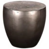 Bengal Manor 24 X 24 Inch Distressed Grey And Pewter End Table -Crestview cvfnr710 lg