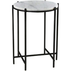 Bengal Manor 22 X 17 Inch Iron End Table