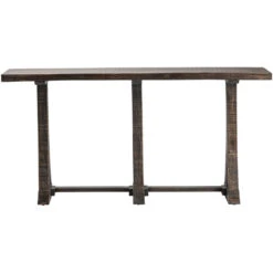 Alpine Console 76 X 17 Inch Dark Brown Console Table