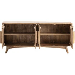 Sonoma 72 X 16 Inch Dark Brown Sideboard -Crestview cvfnr850 silo3