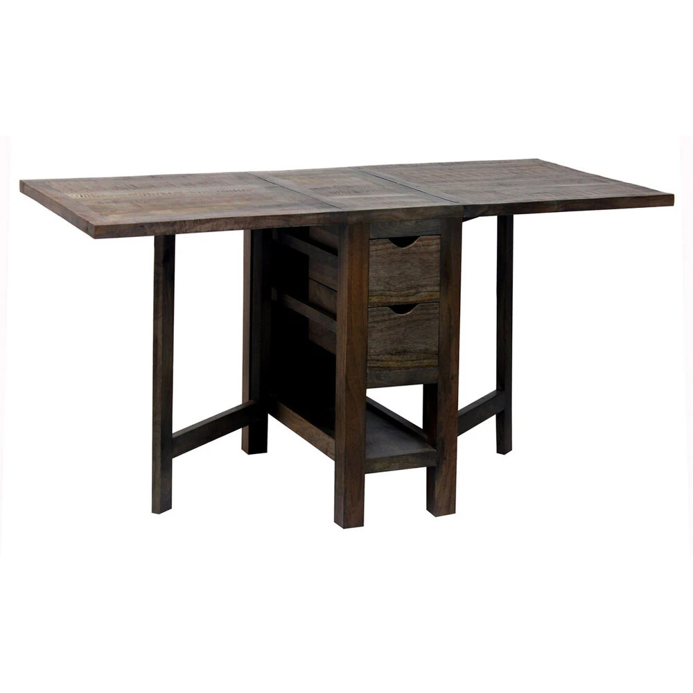 Barnwell 60 X 30 Inch Dark Brown Dining Table 7 Barnwell 60 X 30 Inch Dark Brown Dining Table - Image 5