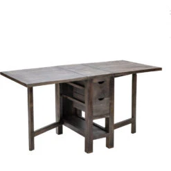 Barnwell 60 X 30 Inch Dark Brown Dining Table 14 Barnwell 60 X 30 Inch Dark Brown Dining Table -Crestview cvfnr872 4 lg