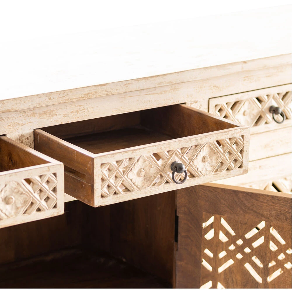 Amelia 73 X 17 Inch Cream Sideboard 5 Amelia 73 X 17 Inch Cream Sideboard - Image 3