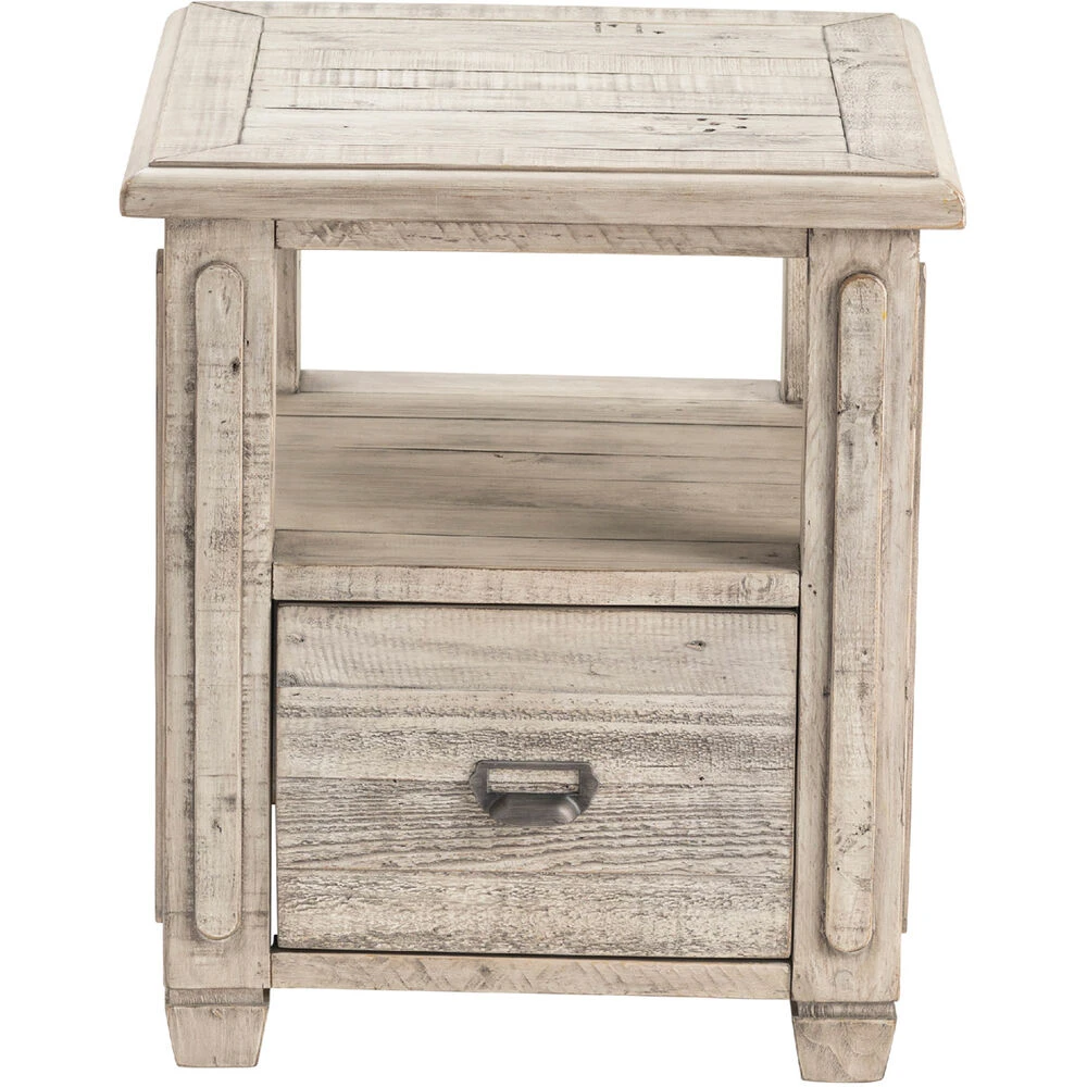 Pembroke Plantation 24 X 23 Inch Light Gray End Table 2 Pembroke Plantation 24 X 23 Inch Light Gray End Table