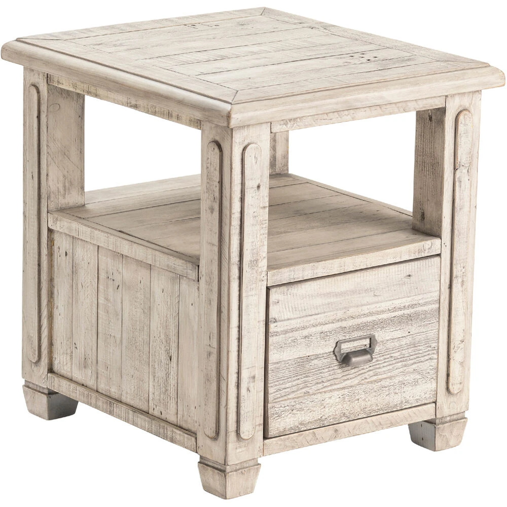 Pembroke Plantation 24 X 23 Inch Light Gray End Table 3 Pembroke Plantation 24 X 23 Inch Light Gray End Table - Image 2