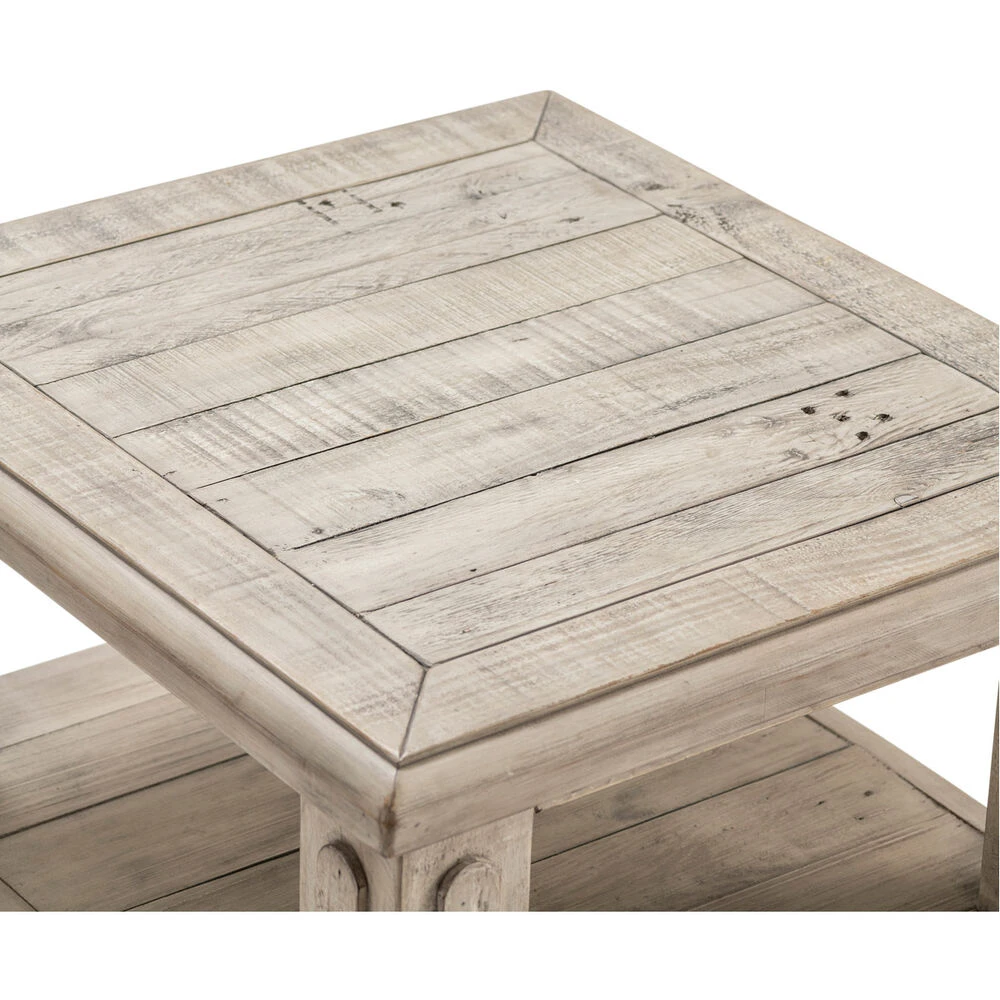 Pembroke Plantation 24 X 23 Inch Light Gray End Table 5 Pembroke Plantation 24 X 23 Inch Light Gray End Table - Image 4