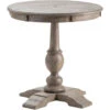 Pembroke Plantation 28 X 28 Inch Light Gray Accent Table -Crestview cvfvr8039 silo1