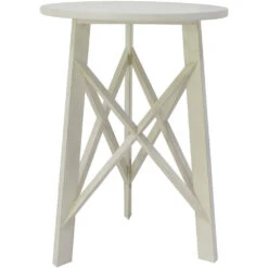 Sanibel 26 X 20 Inch White Accent Table