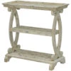 Newport 36 X 14 Inch Distressed Console Table -Crestview cvfzr1538 lg