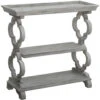 Chelsea 36 X 14 Inch Grey Console Table -Crestview cvfzr2238 lg
