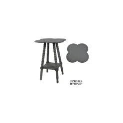 Crestview 26 X 18 Inch Grey End Table
