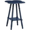 Bar Harbor 26 X 18 Inch Indigo Accent Table 2 Bar Harbor 26 X 18 Inch Indigo Accent Table -Crestview cvfzr3514 lg