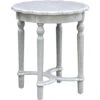 Pembroke Turned Leg 27 X 24 Inch Grey Accent Table 1 Pembroke Turned Leg 27 X 24 Inch Grey Accent Table -Crestview cvfzr3530 lg