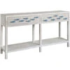 Swimming Upstream 64 X 15 Inch Console Table -Crestview cvfzr3583 lg