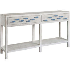 Swimming Upstream 64 X 15 Inch Console Table