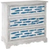 Swimming Upstream Antique White Chest -Crestview cvfzr3600 lg